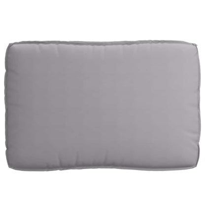 Set di Cuscini per Pallet 2 pcs Grigio Tessuto Oxford