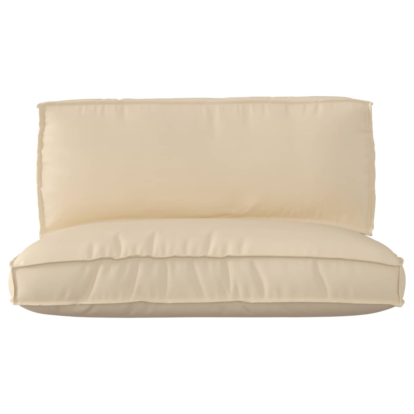 Set di Cuscini per Pallet 2 pcs Beige Tessuto Oxford
