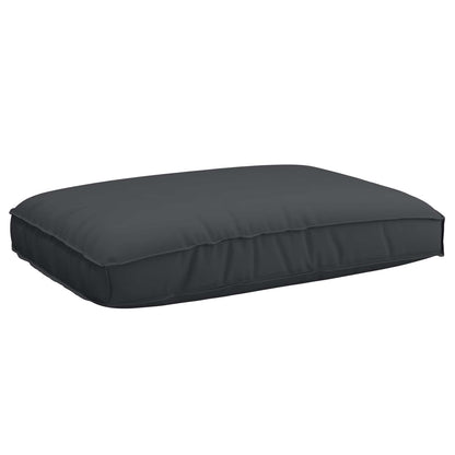 Set di Cuscini per Pallet 2 pcs Nero Tessuto Oxford