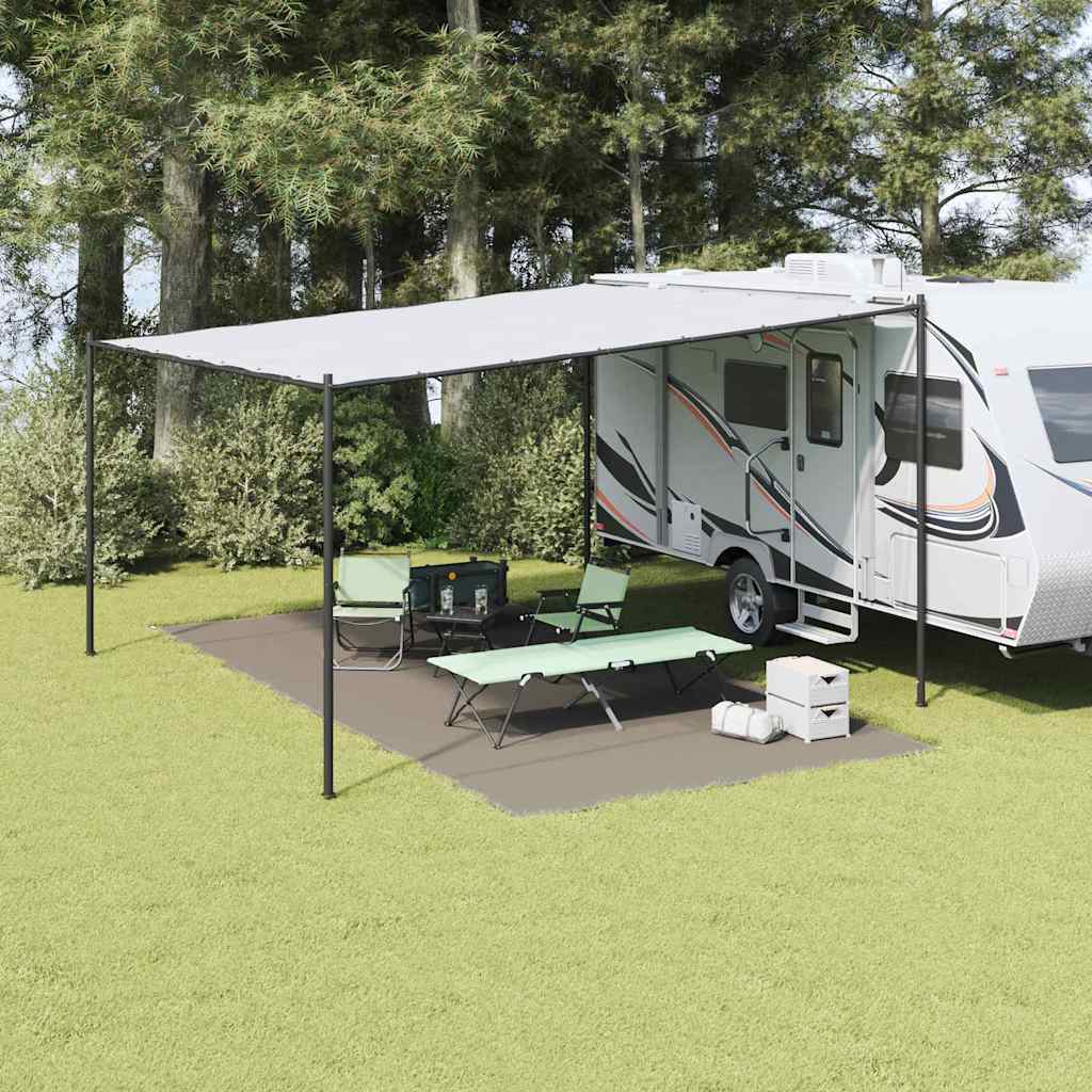 Tappeto da Tenda Grigio chiaro 600 Ã— 300 cm Polietilene