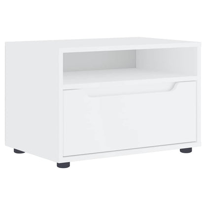 Mobile TV VISNES Bianco 60x40x38 cm in Legno Multistrato