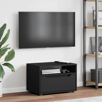 Mobile TV VISNES Nero 60x40x38 cm in Legno Multistrato