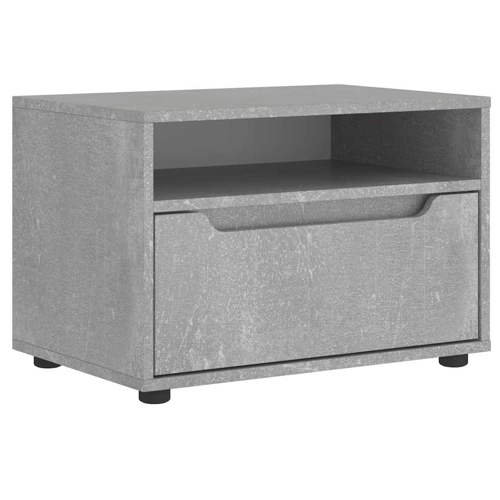 Mobile TV VISNES Grigio Cemento 60x40x38 cm Legno Multistrato