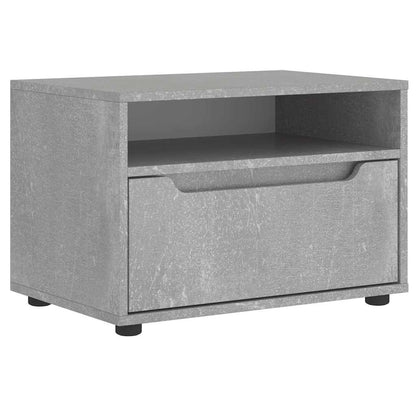 Mobile TV VISNES Grigio Cemento 60x40x38 cm Legno Multistrato