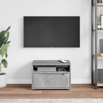 Mobile TV VISNES Grigio Cemento 60x40x38 cm Legno Multistrato