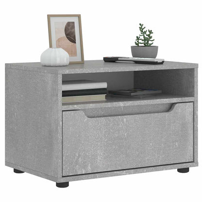 Mobile TV VISNES Grigio Cemento 60x40x38 cm Legno Multistrato