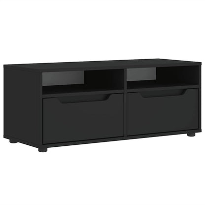 Mobile TV VISNES Nero 100x40x38 cm in Legno Multistrato
