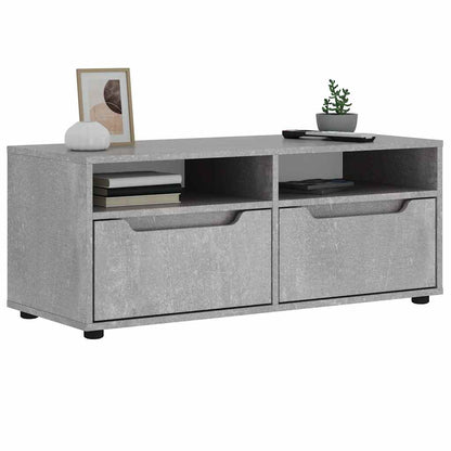 Mobile TV VISNES Grigio Cemento 100x40x38 cm Legno Multistrato