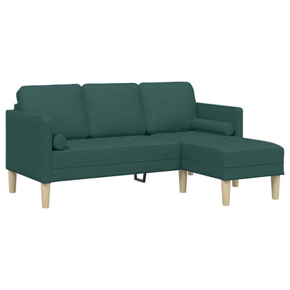 Set di divani con cuscino Verde Scuro Poliestere