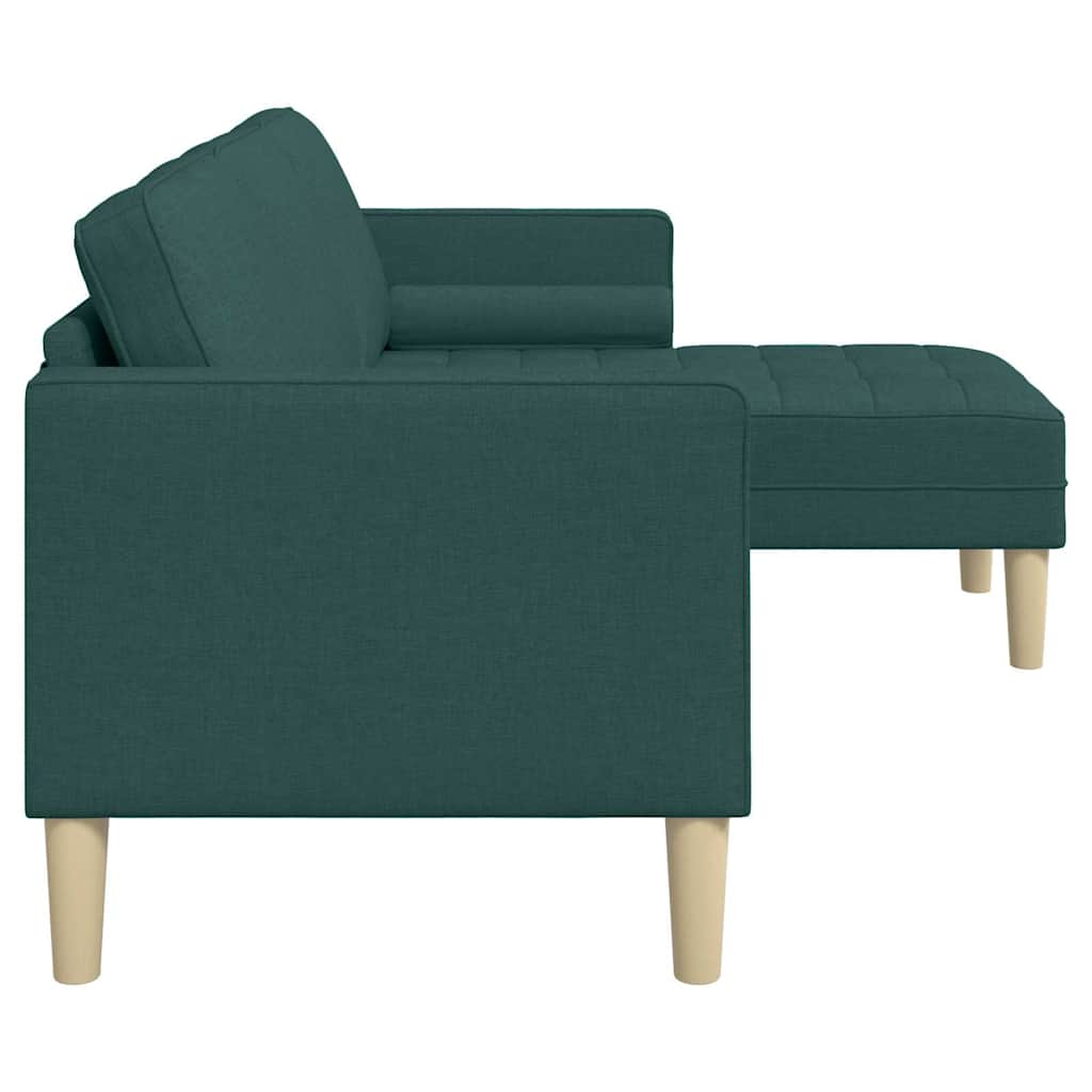 Set di divani con cuscino Verde Scuro Poliestere