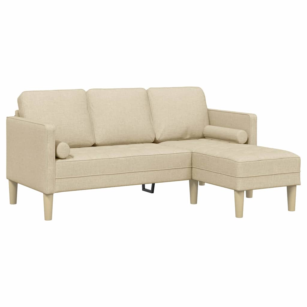 Set di divani con cuscino Crema Poliestere