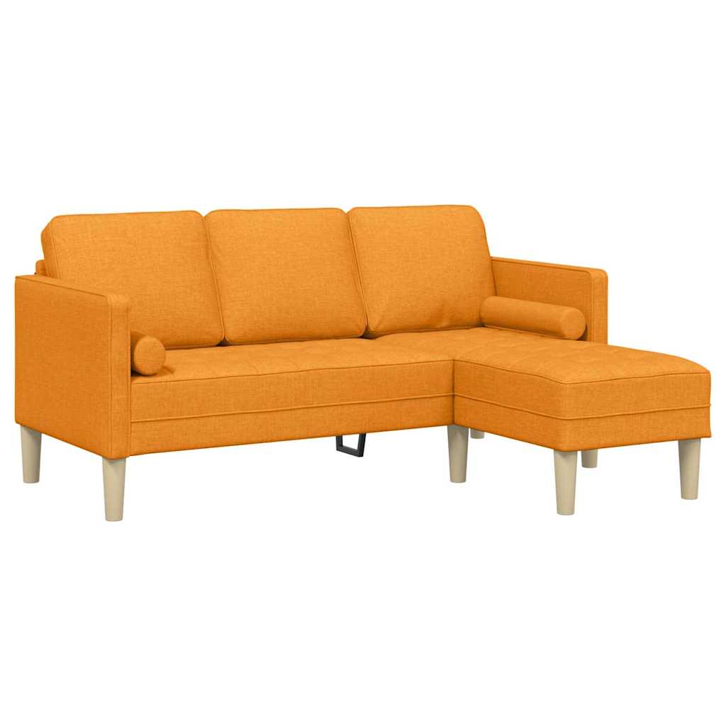 Set di divani con cuscino Giallo Scuro Poliestere