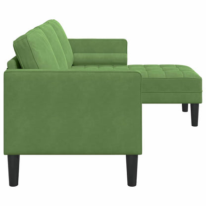 Set di divani con cuscino Verde chiaro Poliestere