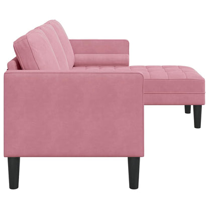 Set di divani con cuscino Rosa Poliestere