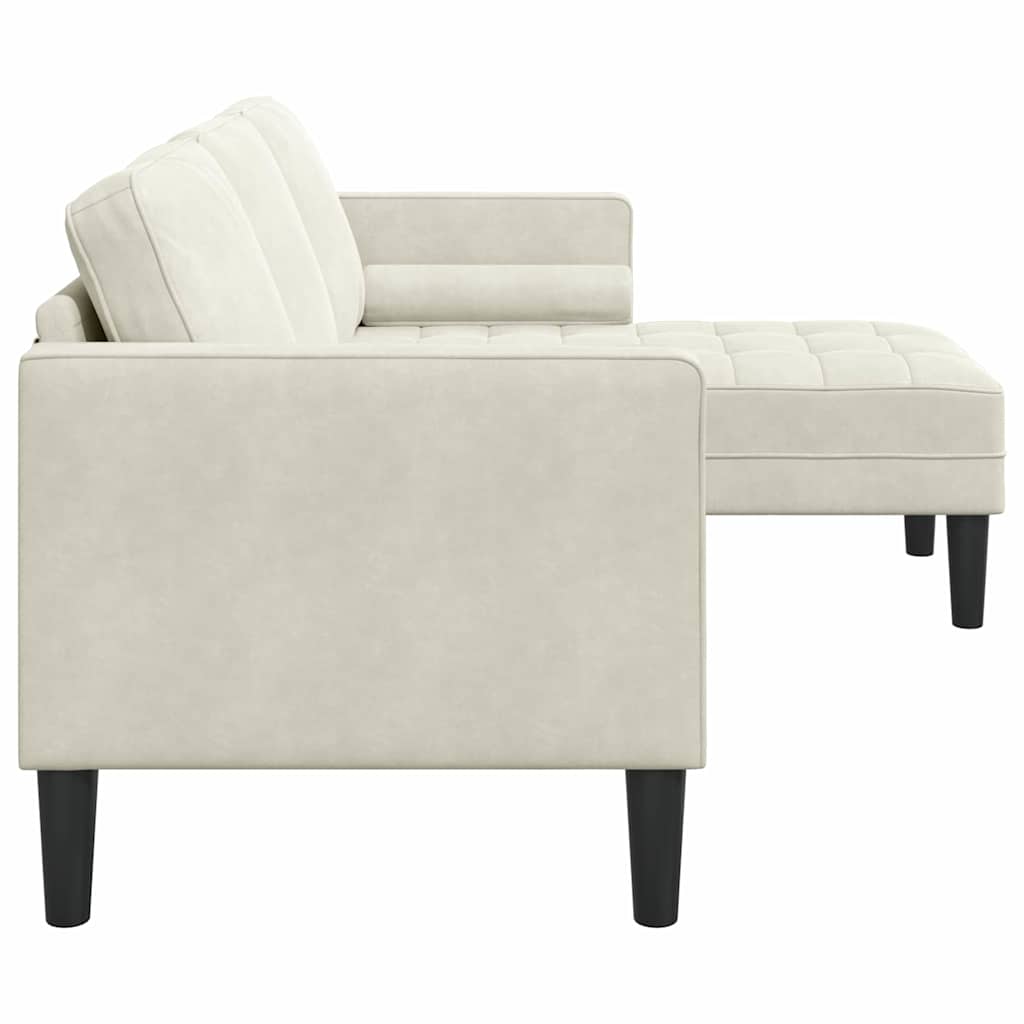 Set di divani con cuscino Crema Poliestere