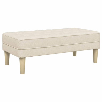 panchina con cuscino Tela 113 x 57 x 39 cm Tessuto