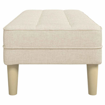 panchina con cuscino Tela 113 x 57 x 39 cm Tessuto