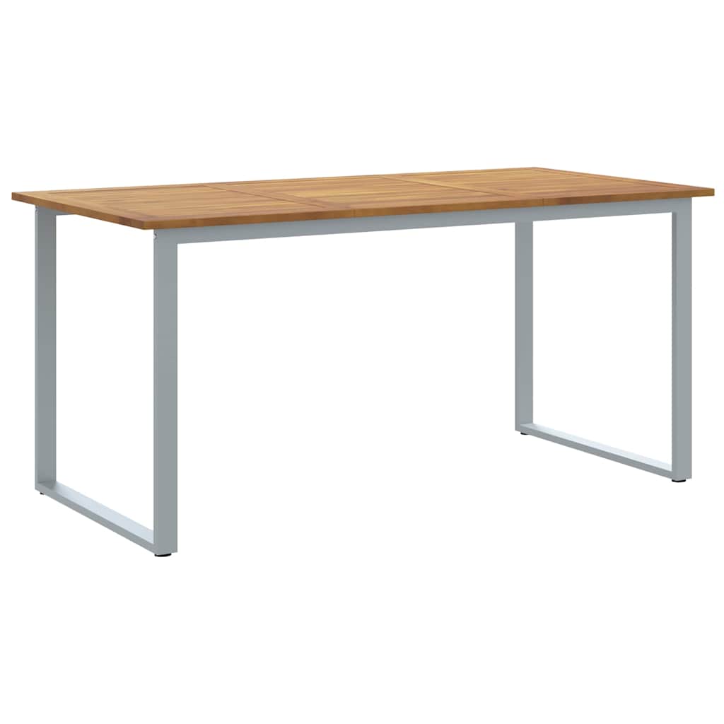 Tavolo da Giardino Grigio 160 x 80 x 75 cm