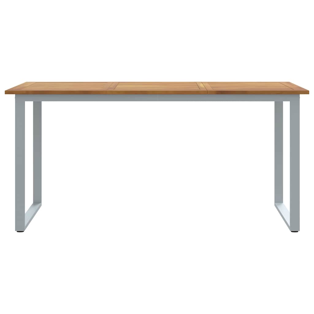 Tavolo da Giardino Grigio 160 x 80 x 75 cm
