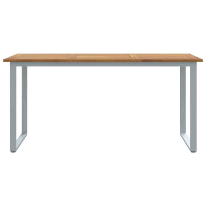 Tavolo da Giardino Grigio 160 x 80 x 75 cm