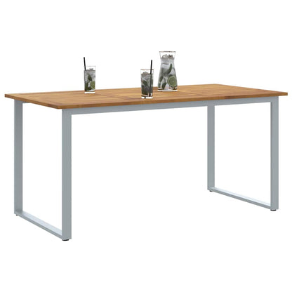 Tavolo da Giardino Grigio 160 x 80 x 75 cm