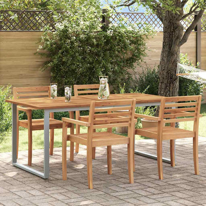 Tavolo da Giardino Grigio 180 x 90 x 75 cm