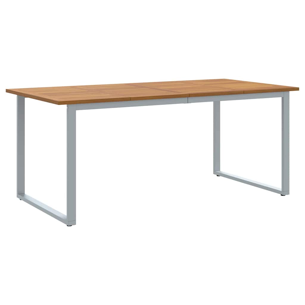Tavolo da Giardino Grigio 180 x 90 x 75 cm