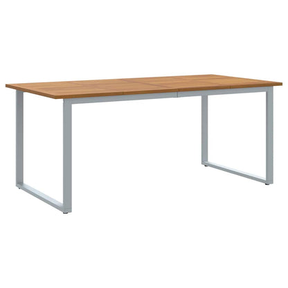 Tavolo da Giardino Grigio 180 x 90 x 75 cm