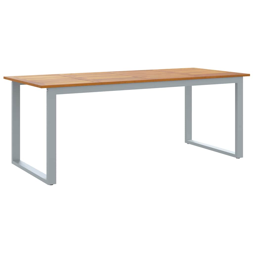 Tavolo da Giardino Grigio 200 x 90 x 75 cm