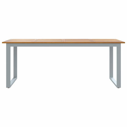 Tavolo da Giardino Grigio 200 x 90 x 75 cm