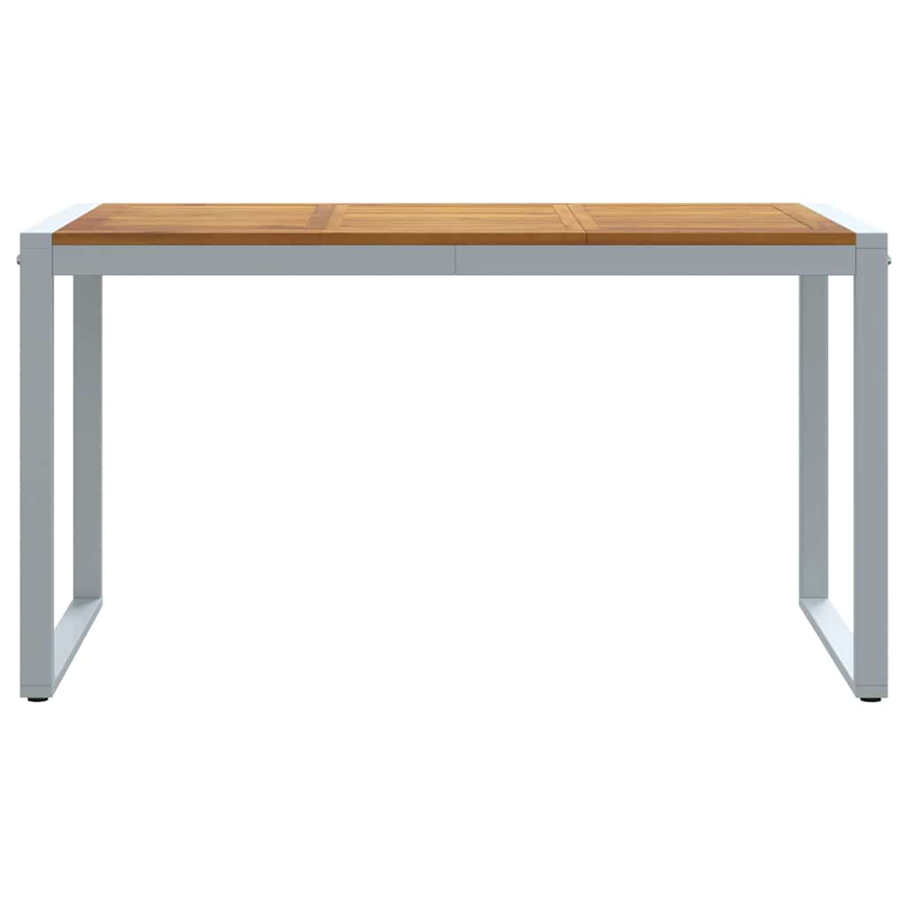 Tavolo da Giardino Grigio 140 x 80 x 75 cm