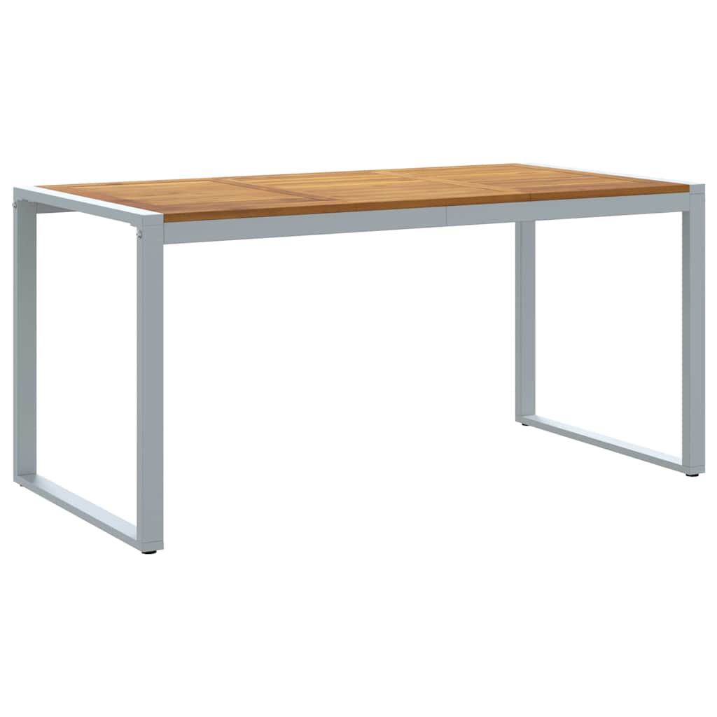 Tavolo da Giardino Grigio 160 x 80 x 75 cm