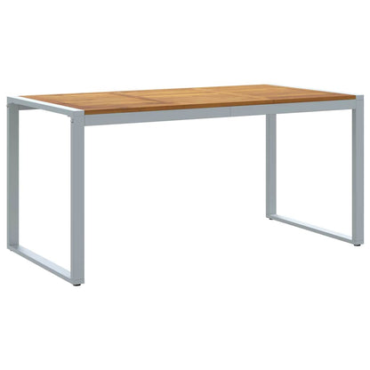 Tavolo da Giardino Grigio 160 x 80 x 75 cm