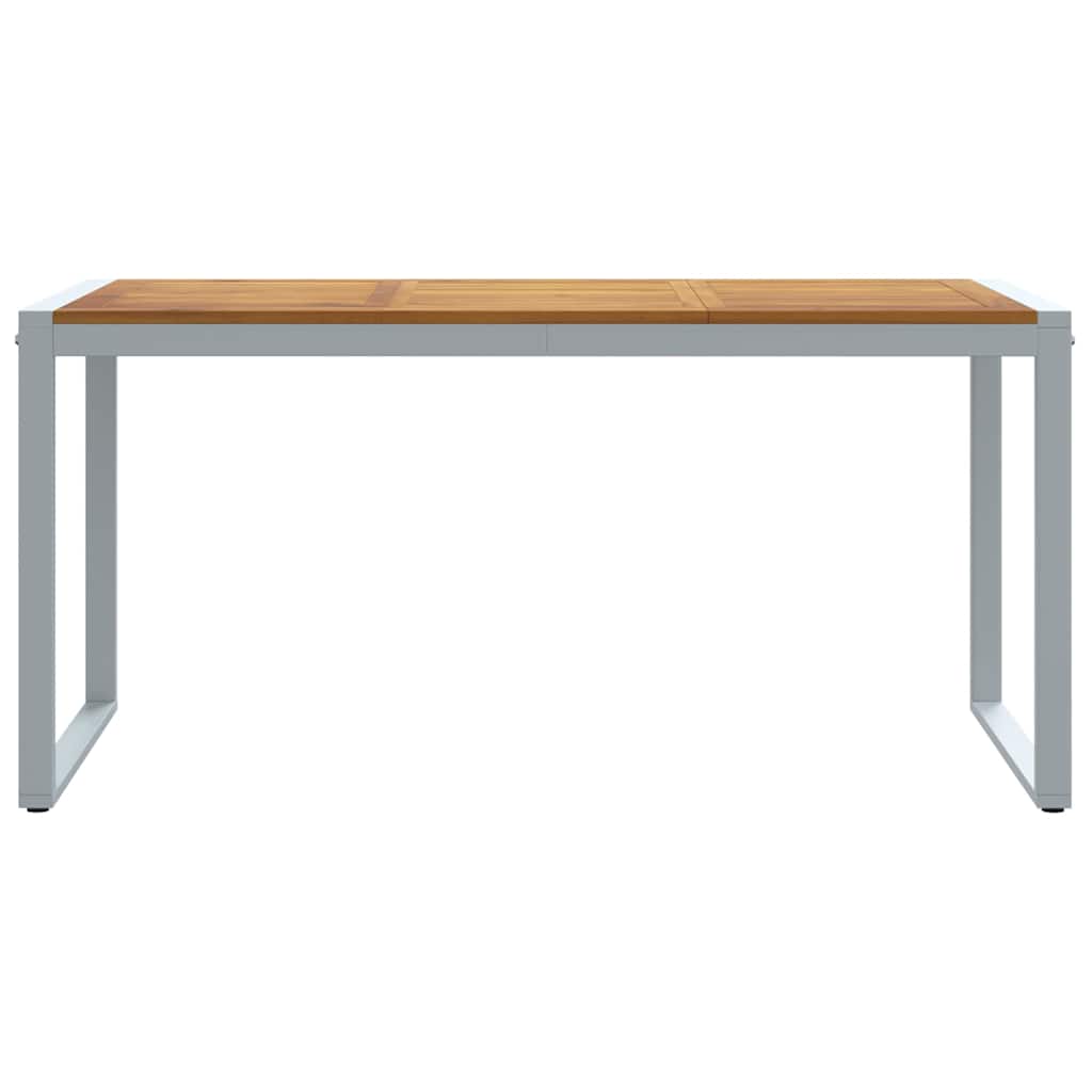 Tavolo da Giardino Grigio 160 x 80 x 75 cm