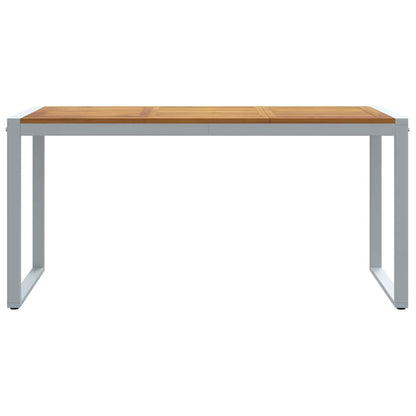 Tavolo da Giardino Grigio 160 x 80 x 75 cm
