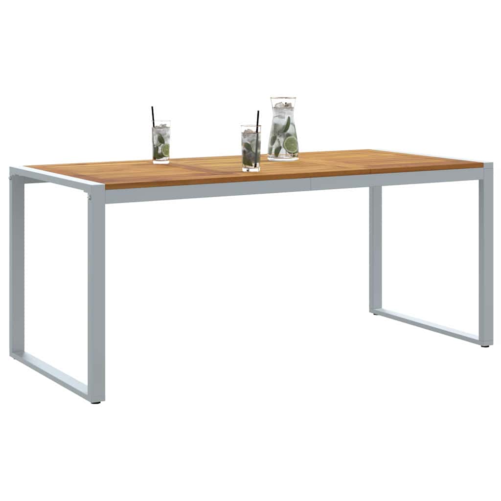 Tavolo da Giardino Grigio 180 x 90 x 75 cm