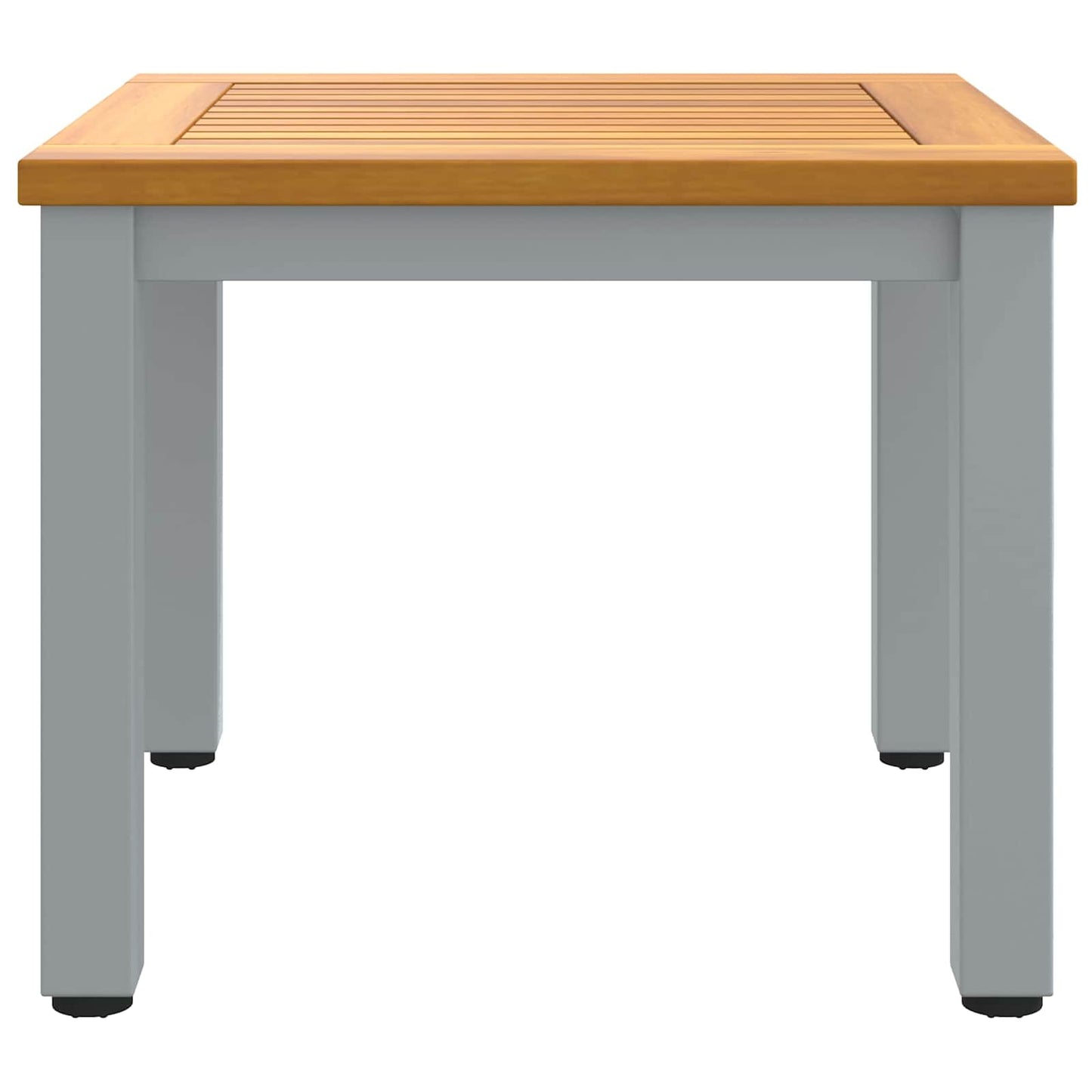 Tavolo da Esterno Naturale e Grigio 45 x 45 x 38 cm