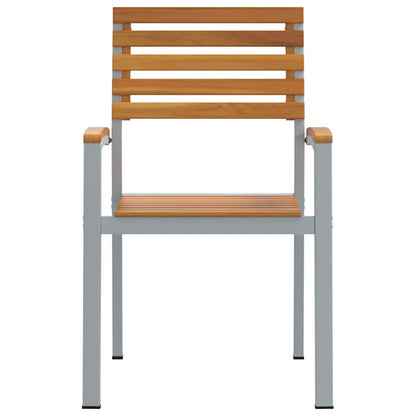 Sedia da Giardino 4 pcs Marrone 56 x 57 x 87 cm