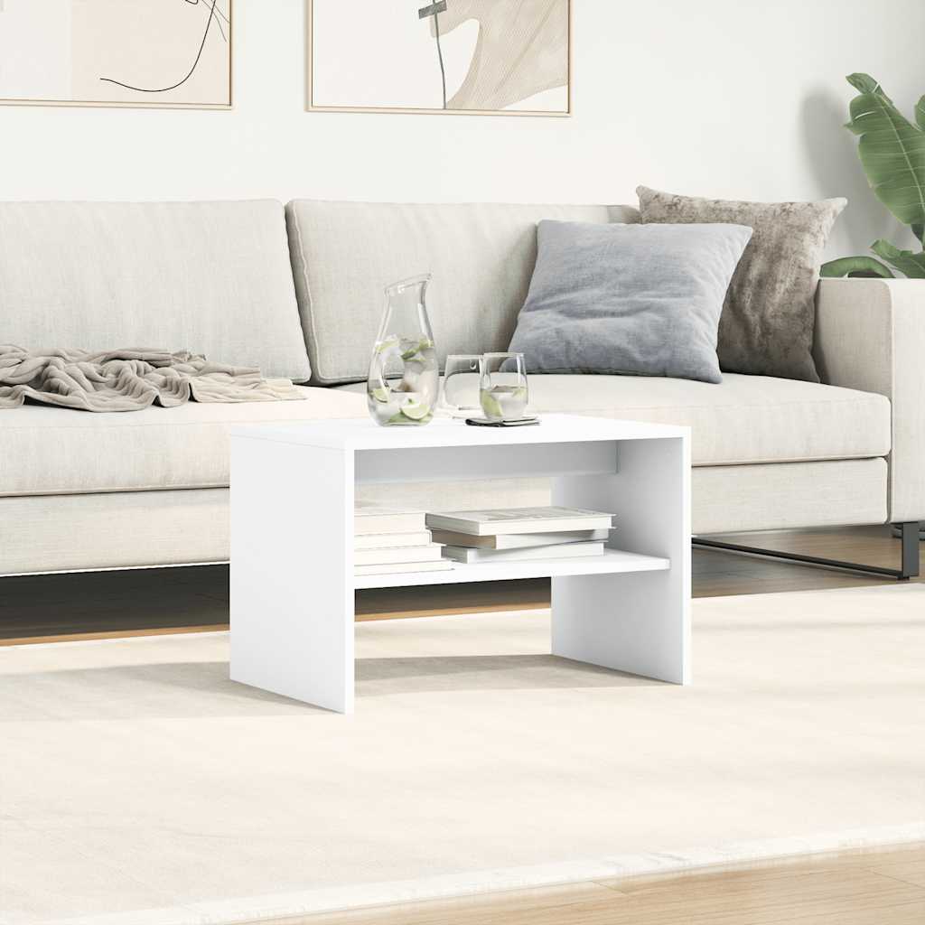 Mobile Porta TV Bianco 60x40x40 cm in Legno Multistrato