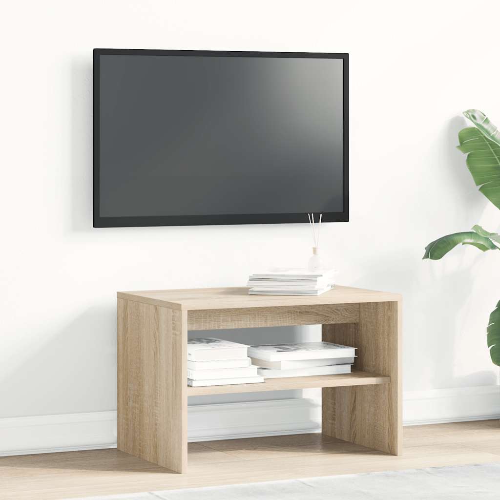 Mobile Porta TV Rovere Sonoma 60x40x40 cm in Legno Multistrato