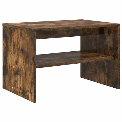 Mobile Porta TV Rovere Fumo 60x40x40 cm in Legno Multistrato