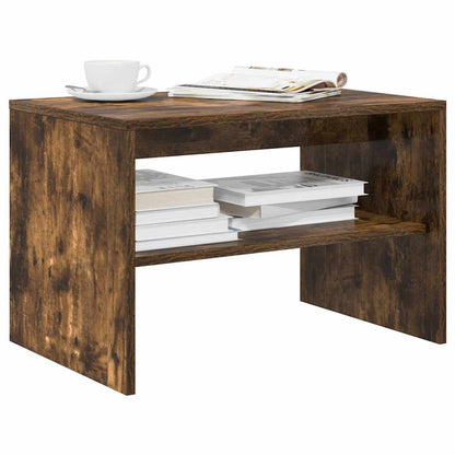 Mobile Porta TV Rovere Fumo 60x40x40 cm in Legno Multistrato