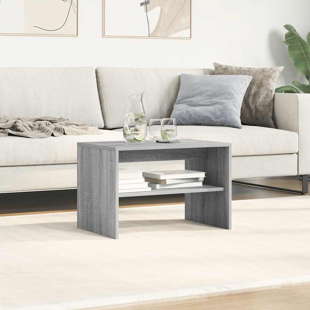Mobile Porta TV Grigio Sonoma 60x40x40 cm in Legno Multistrato
