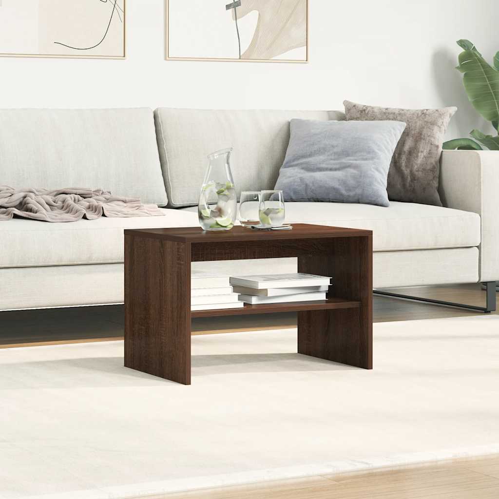 Mobile Porta TV Rovere Marrone 60x40x40 cm Legno Multistrato