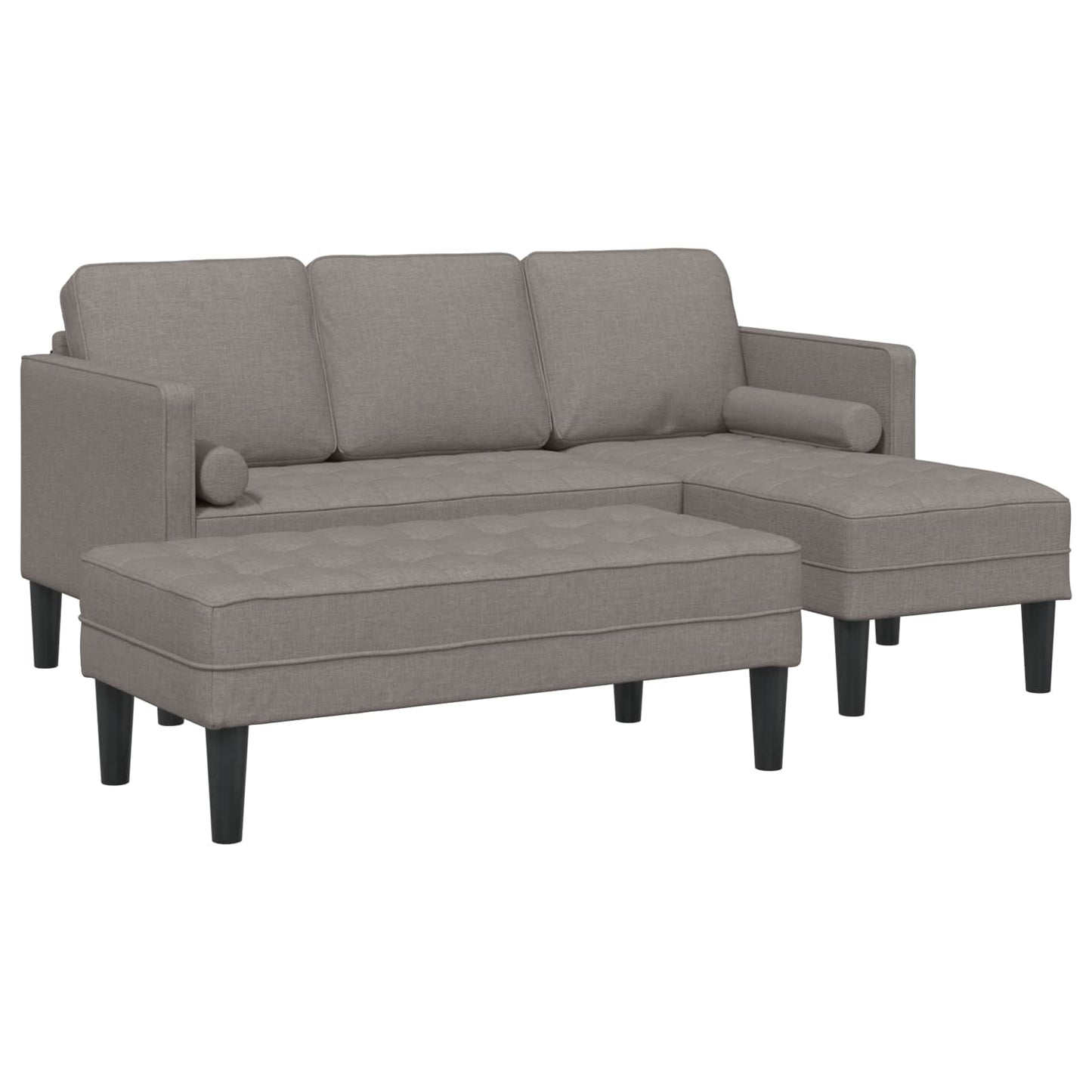 Set di divani con cuscino 2 pcs Talpa Poliestere