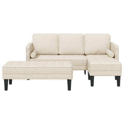 Set di divani con cuscino 2 pcs Tela Poliestere
