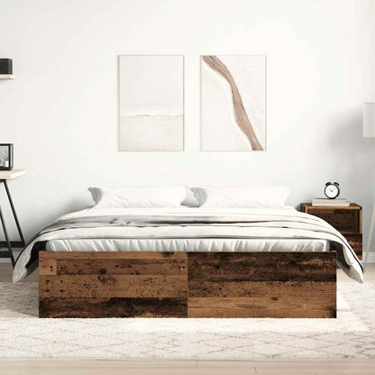 Giroletto senza Materasso Legno Antico 150x200cm in Truciolato
