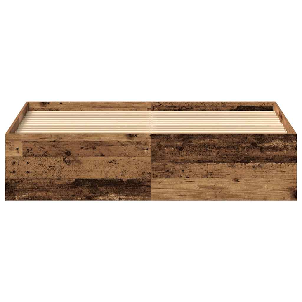 Giroletto senza Materasso Legno Antico 150x200cm in Truciolato