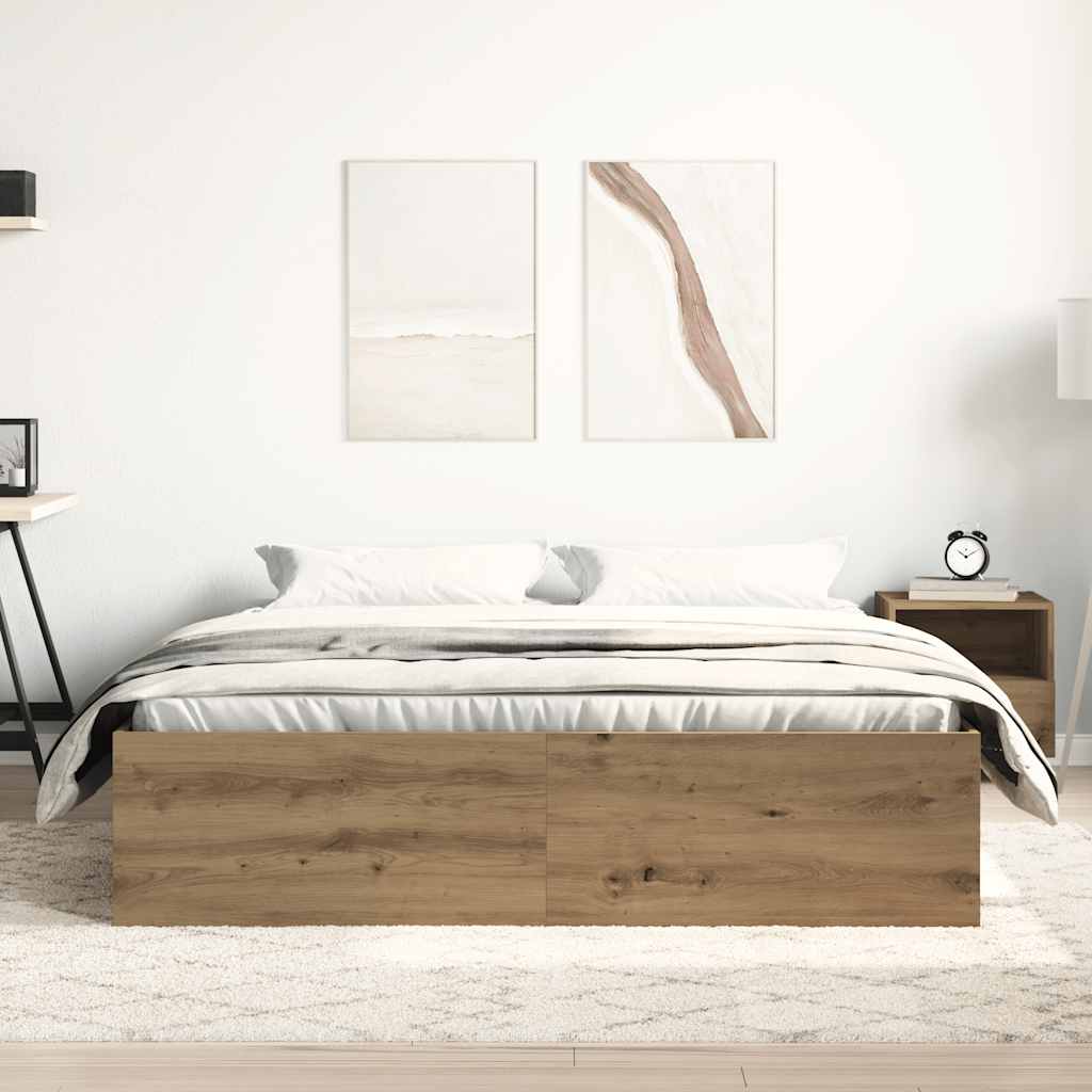 Giroletto senza Materasso Rovere Artigianale 150x200cm