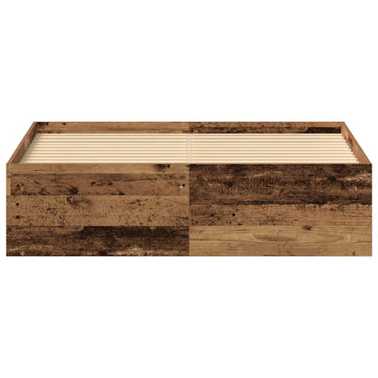 Giroletto senza Materasso Legno Antico 135x190cm in Truciolato